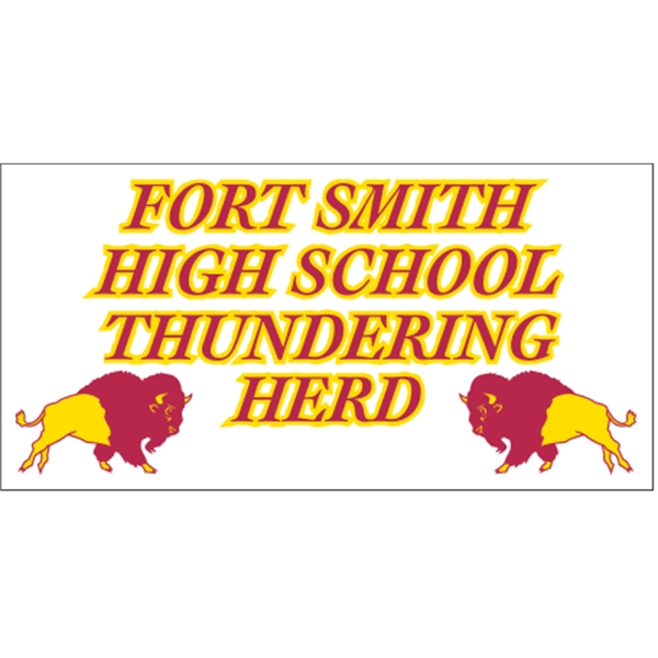 6.25" x 3.125" vinyl bumper sticker with pressure-sensitive adhesive.... from ASI 89910 Stouse, LLC