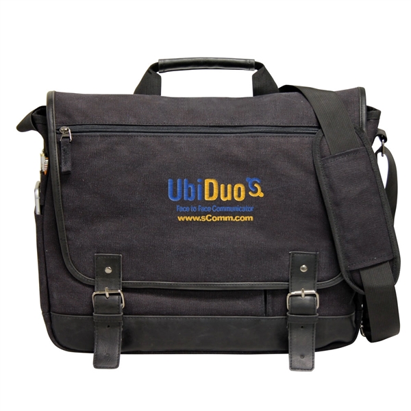 This stylish messenger is made of 12 oz stonewashed canvas mixed... from ASI 79384 Preferred Nation Inc