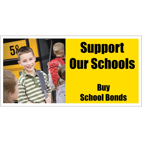 7.5" x 3.75" white vinyl bumper sticker with pressure-sensitive adhesive and... from ASI 89910 Stouse, LLC