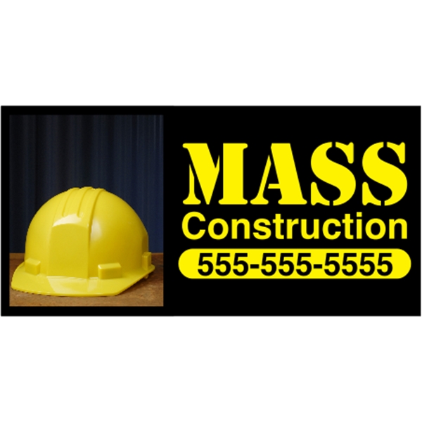 6.25" x 3.125" white vinyl bumper sticker with pressure-sensitive adhesive and... from ASI 89910 Stouse, LLC