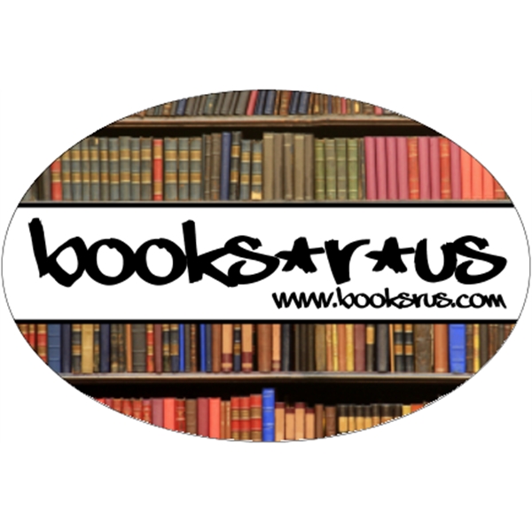 6" x 4" oval shaped white vinyl bumper sticker with pressure-sensitive... from ASI 89910 Stouse, LLC