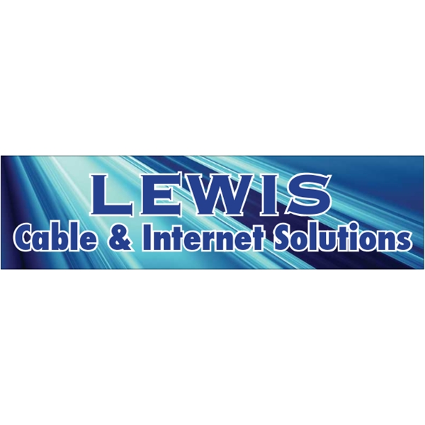 9.25" x 2.5" white vinyl bumper sticker with pressure-sensitive adhesive and... from ASI 89910 Stouse, LLC