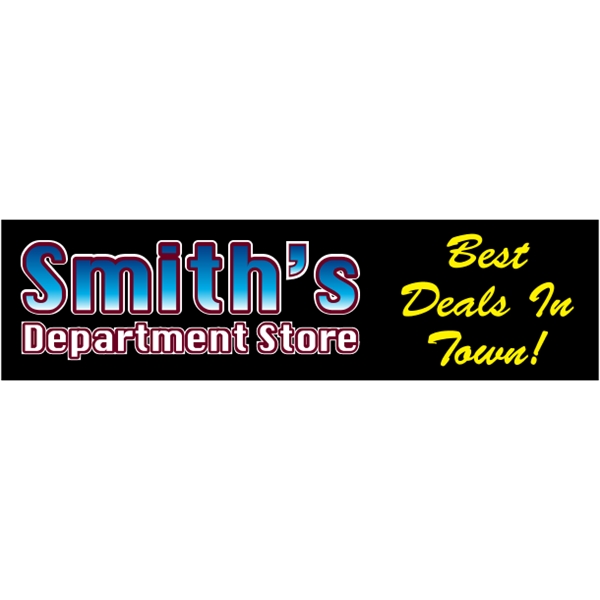 9.25" x 2.5" white vinyl bumper sticker with pressure-sensitive adhesive and... from ASI 89910 Stouse, LLC