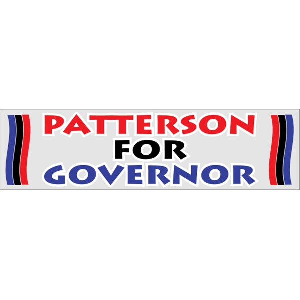 9.25" x 2.5" clear polyester bumper sticker with face adhesive.... from ASI 89910 Stouse, LLC