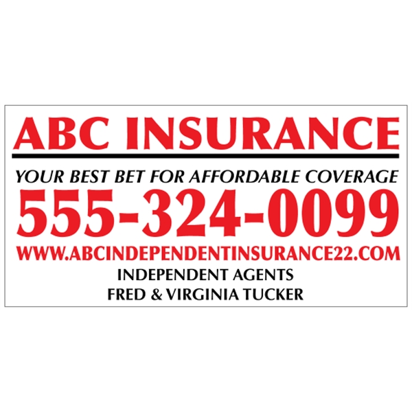 7.5" x 3.75" clear bumper sticker with static stick face application.... from ASI 89910 Stouse, LLC