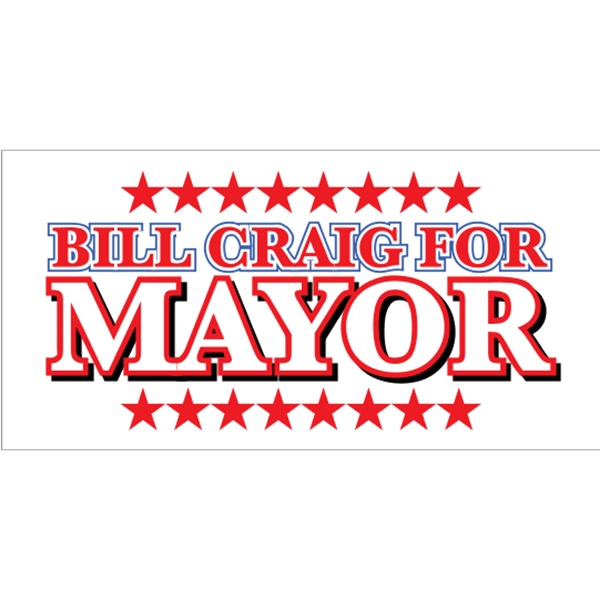 7.5" x 3.75" clear bumper sticker with static stick face application.... from ASI 89910 Stouse, LLC