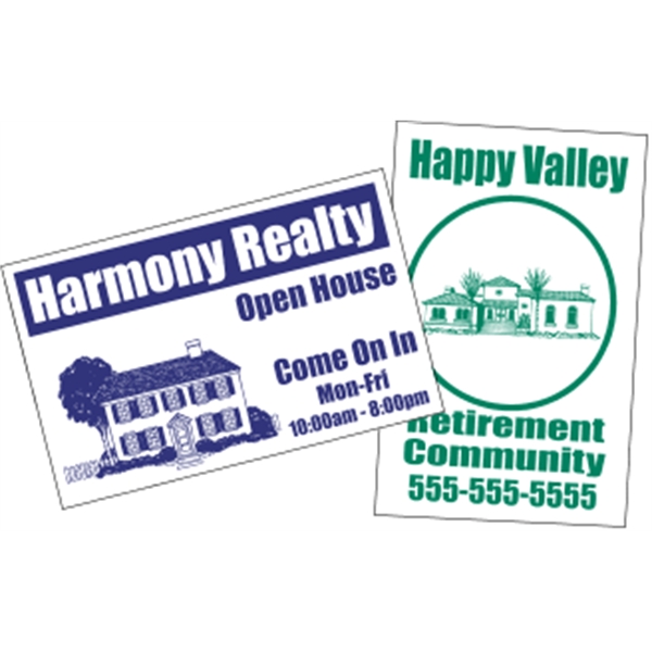 14" x 22" Kwik-Ship poster. Material: weather-resistant poster board.... from ASI 89910 Stouse, LLC