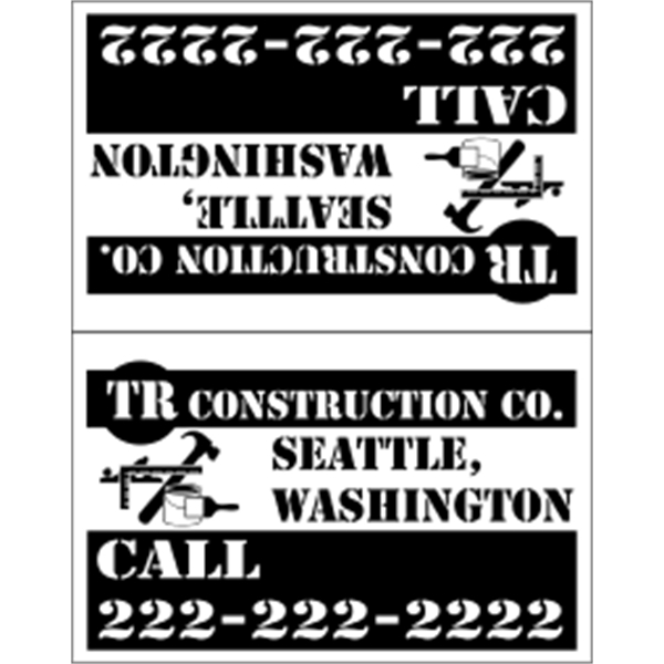 22" x 28" Kwik-Ship poster. Material: weather-resistant poster board.... from ASI 89910 Stouse, LLC