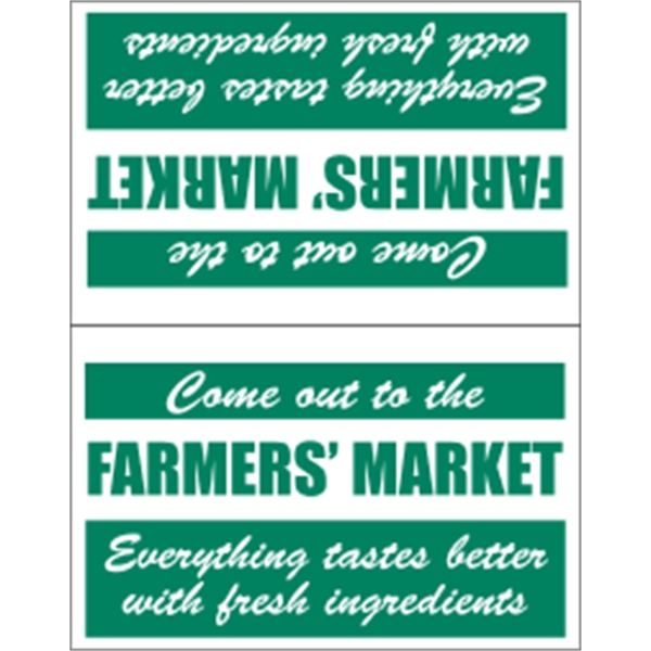 22" x 28" Kwik-Ship poster. Material: weather-resistant poster board.... from ASI 89910 Stouse, LLC