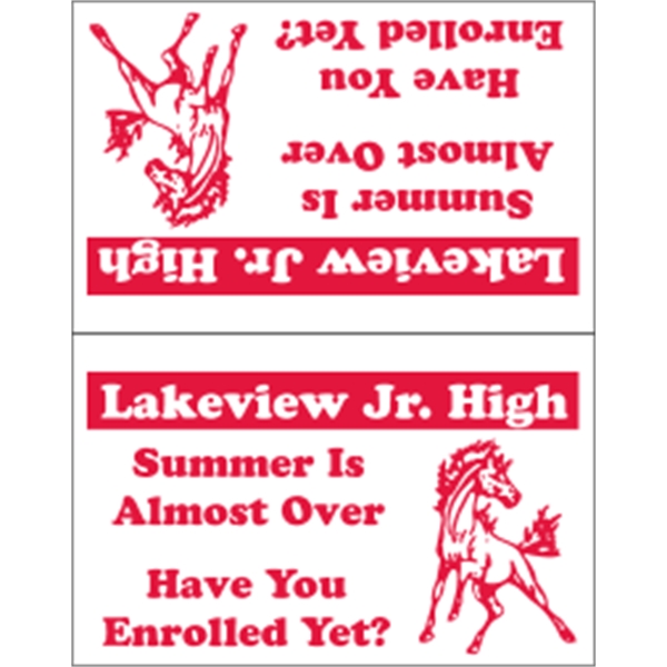 22" x 28" Kwik-Ship poster. Material: weather-resistant poster board.... from ASI 89910 Stouse, LLC