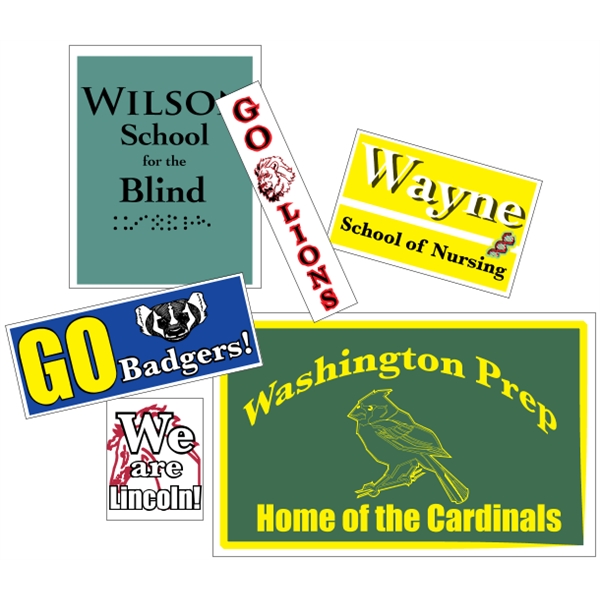 All-weather posters made of weather-resistant poster board.... from ASI 89910 Stouse, LLC