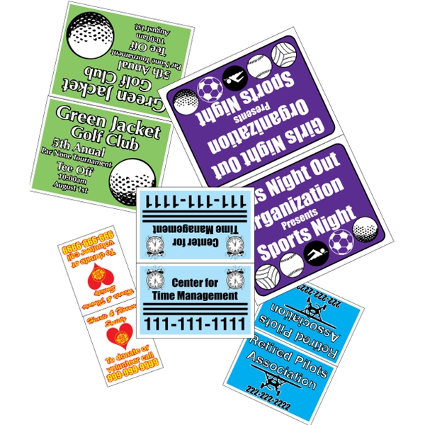 Fold-over posters are printed with spot colors and are suitable for... from ASI 89910 Stouse, LLC