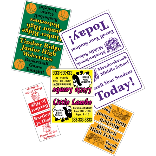 Fold-over posters are printed with spot colors and are suitable for... from ASI 89910 Stouse, LLC