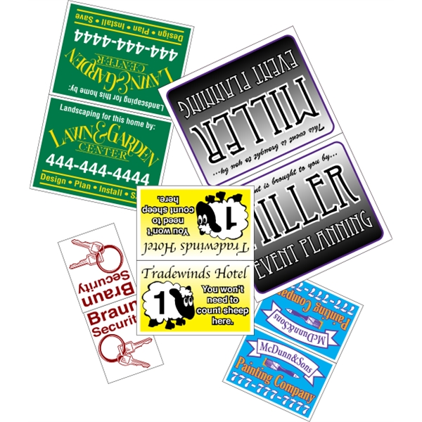 Fold-over posters are printed with spot colors and are suitable for... from ASI 89910 Stouse, LLC