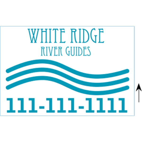 18" x 12" corrugated sign with 3/16" thickness and 1 color... from ASI 89910 Stouse, LLC