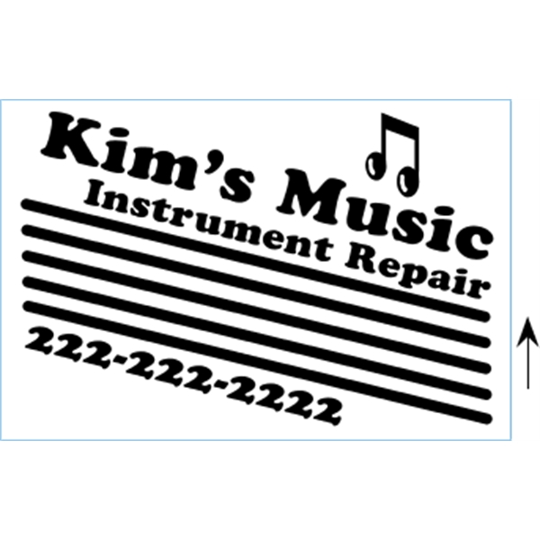 18" x 12" corrugated sign with 3/16" thickness and 1 color... from ASI 89910 Stouse, LLC