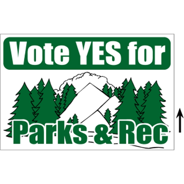 18" x 12" corrugated sign with 3/16" thickness and 2 color... from ASI 89910 Stouse, LLC