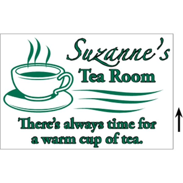 18" x 12" corrugated sign with 3/16" thickness and 2 color... from ASI 89910 Stouse, LLC