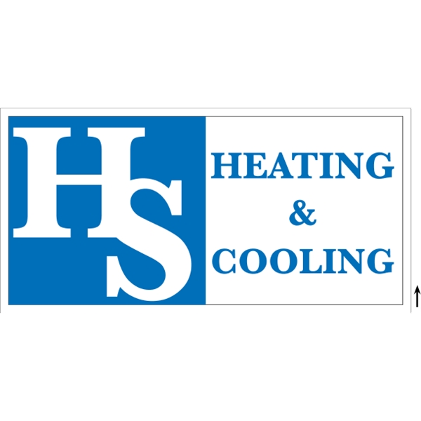 48" x 24" corrugated sign with 3/16" thickness and 1 color... from ASI 89910 Stouse, LLC