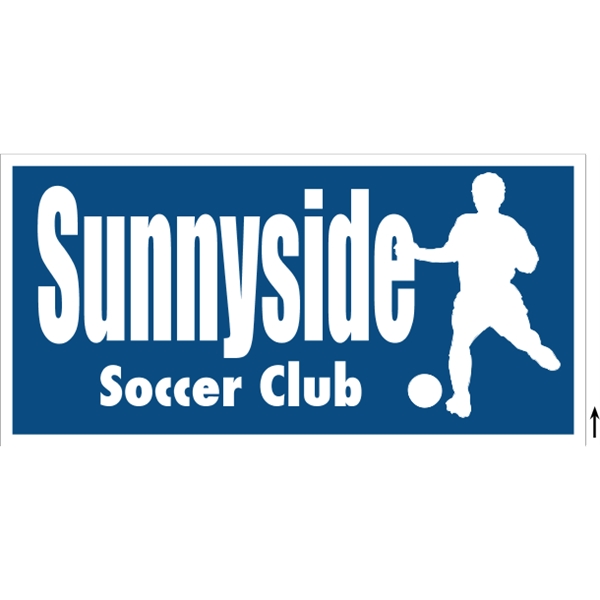 48" x 24" corrugated sign with 3/16" thickness and 1 color... from ASI 89910 Stouse, LLC