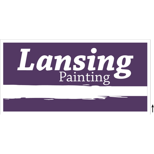 48" x 24" corrugated sign with 3/16" thickness and 1 color... from ASI 89910 Stouse, LLC