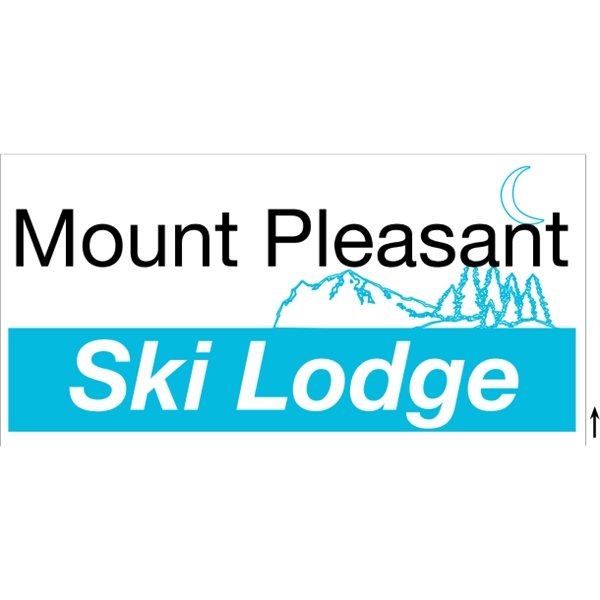 48" x 24" corrugated sign with 3/16" thickness and 2 color... from ASI 89910 Stouse, LLC