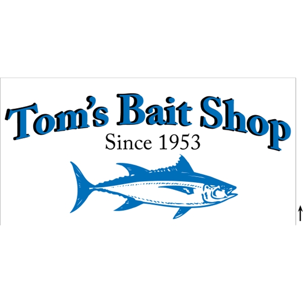 48" x 24" corrugated sign with 3/16" thickness and 2 color... from ASI 89910 Stouse, LLC