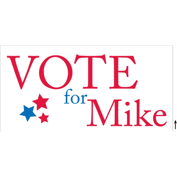 48" x 24" corrugated sign with 3/16" thickness and 2 color... from ASI 89910 Stouse, LLC