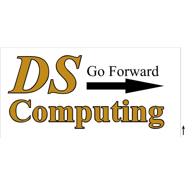 48" x 24" corrugated sign with 3/16" thickness and 2 color... from ASI 89910 Stouse, LLC