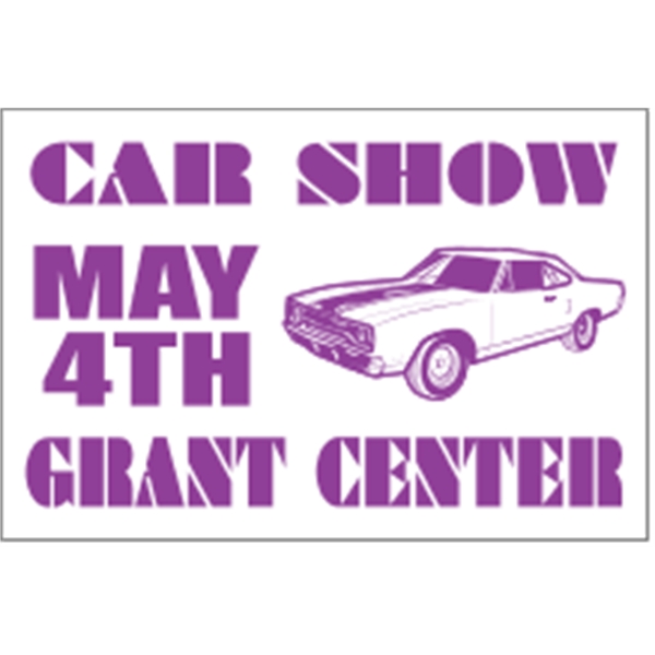 36" x 24" corrugated sign with 3/16" thickness and 1 color... from ASI 89910 Stouse, LLC