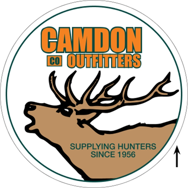 22" circle shaped corrugated sign with 3/16" thickness and your choice... from ASI 89910 Stouse, LLC