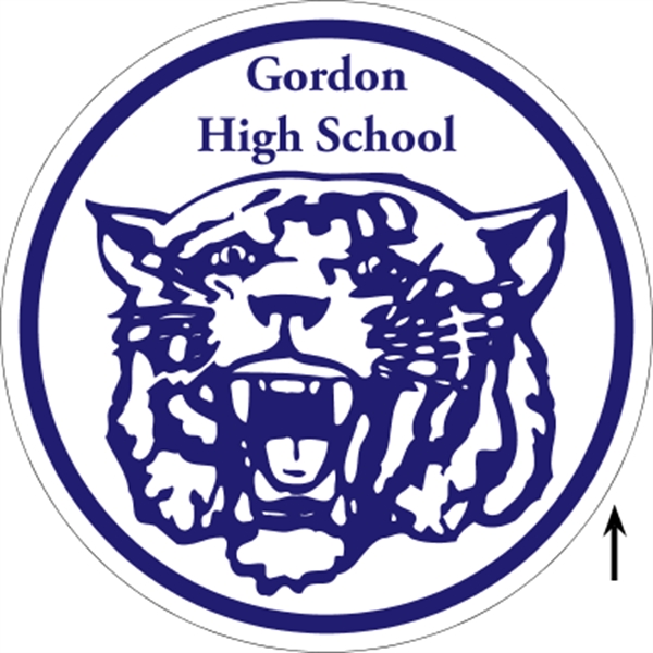 22" circle shaped corrugated sign with 3/16" thickness and your choice... from ASI 89910 Stouse, LLC