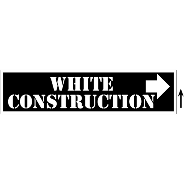 24" x 6" corrugated plastic sign with 3/16" thickness and your... from ASI 89910 Stouse, LLC