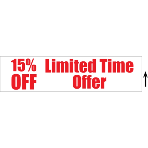 24" x 6" corrugated plastic sign with 3/16" thickness and your... from ASI 89910 Stouse, LLC