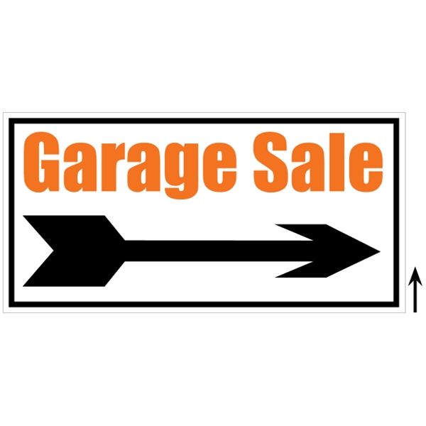 24" x 12" corrugated plastic sign with 3/16" thickness and your... from ASI 89910 Stouse, LLC