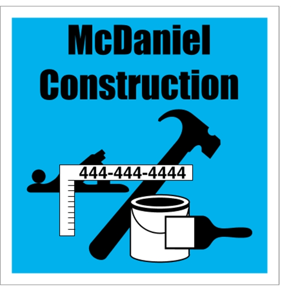 24" x 24" corrugated plastic sign with 3/16" thickness and your... from ASI 89910 Stouse, LLC