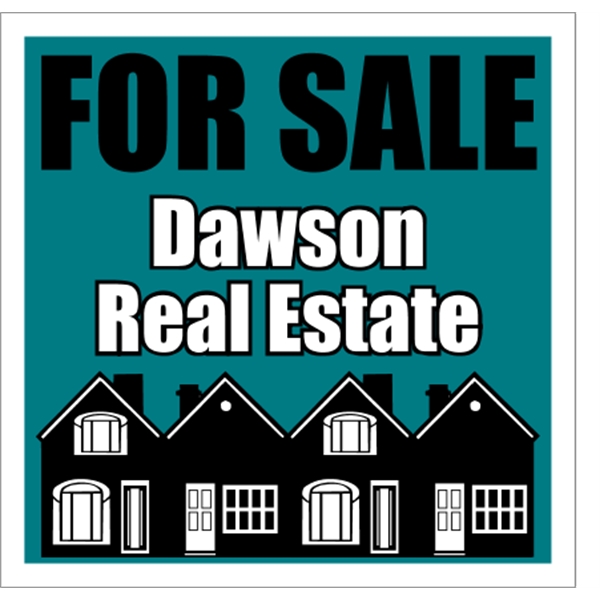 24" x 24" corrugated plastic sign with 3/16" thickness and your... from ASI 89910 Stouse, LLC