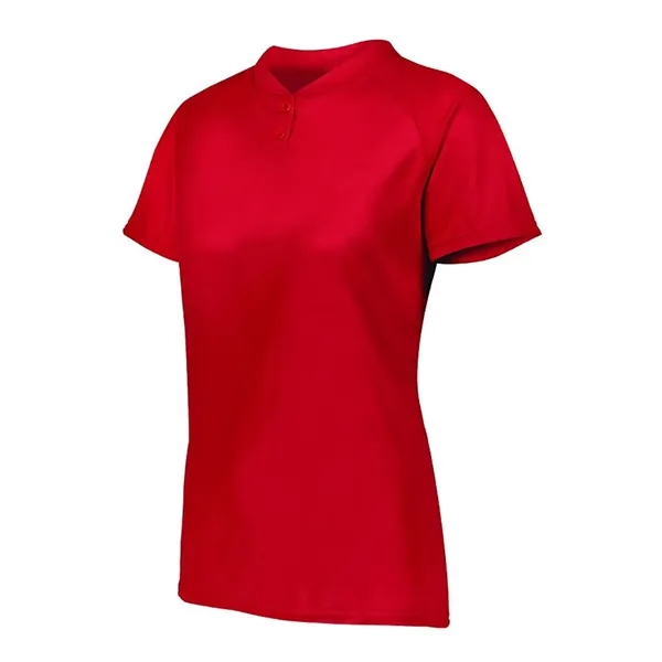 Women's Attain Two-Button Jersey... from ASI 84358 S&S Activewear