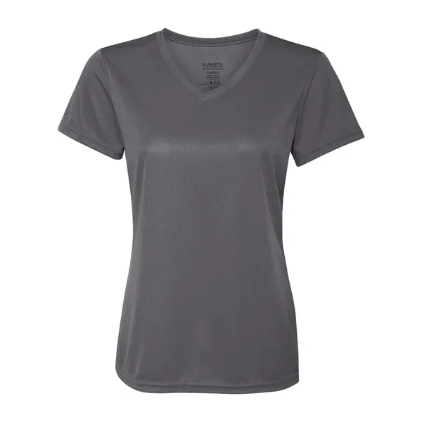 Women's v-neck wicking t-shirt. Blank.... from ASI 84358 S&S Activewear