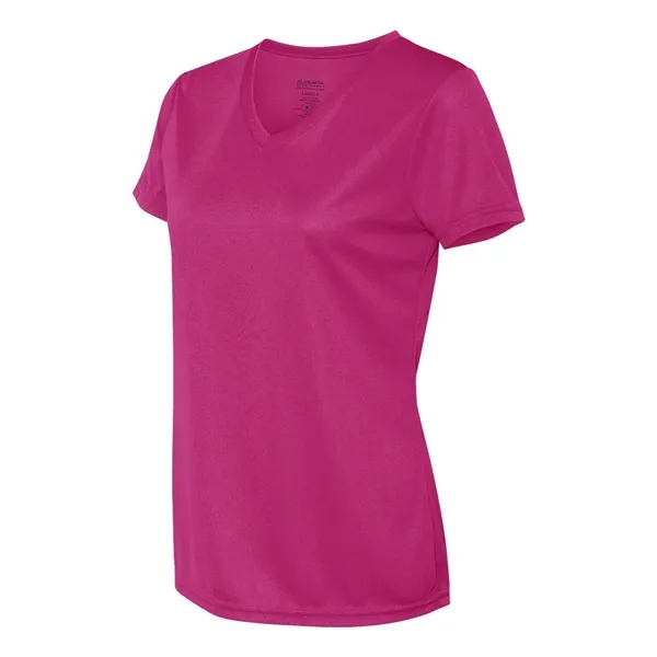 Women's v-neck wicking t-shirt. Blank.... from ASI 84358 S&S Activewear
