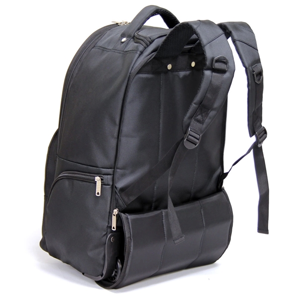 Made of heavy-duty 1680D polyester, this rolling computer bag can easily... from ASI 79384 Preferred Nation Inc