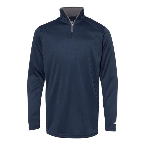 Youth quarter zip pullover with contrasting zipper... from ASI 84358 S&S Activewear