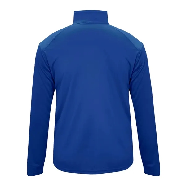 Youth quarter zip pullover with contrasting zipper... from ASI 84358 S&S Activewear