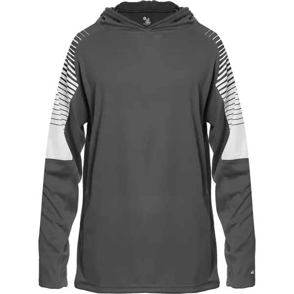 Badger Youth Lineup Hooded Long Sleeve T-Shirt... from ASI 84358 S&S Activewear