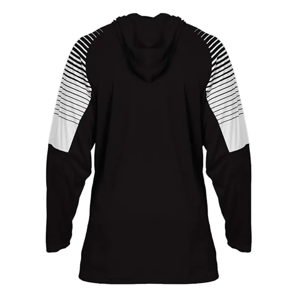 Badger Youth Lineup Hooded Long Sleeve T-Shirt... from ASI 84358 S&S Activewear