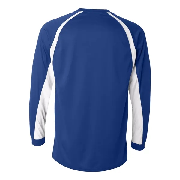 Long sleeve t-shirt equipped with moisture-management and anti-microbial technology.... from ASI 84358 S&S Activewear