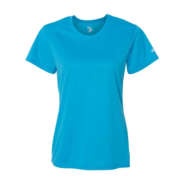 Women's short sleeve t-shirt with moisture management /anti-microbial fabric. Blank.... from ASI 84358 S&S Activewear