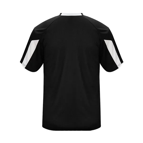 Moisture-wicking, breathable, antimicrobial Striker tee made with 100% polyester with small... from ASI 84358 S&S Activewear