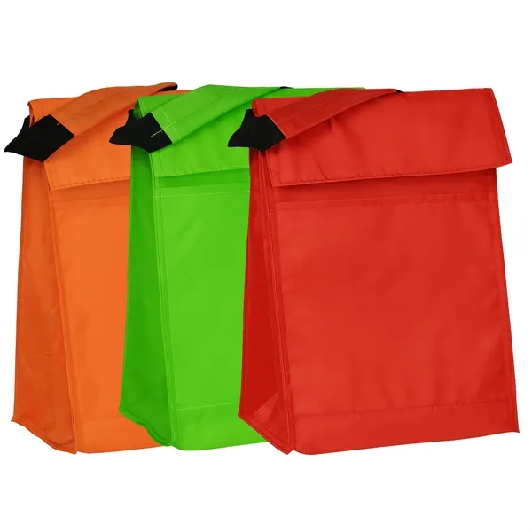 Insulated lunch carrier bag with 1 color silkscreen imprint on 1... from ASI 37218 Athena Promo (tm)