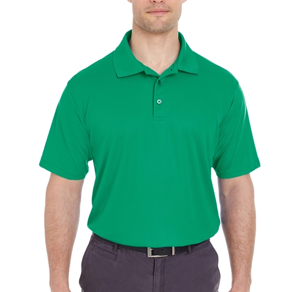 UltraClub® 4.4 oz. men's polo shirt made from 100% polyester, featuring... from ASI 39552 BEL Promo